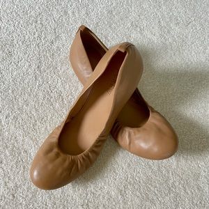 NWT J.Crew Anya Leather Ballet Flats